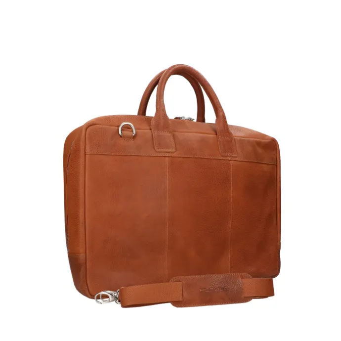 Plevier Kentron Laptopbag 17.3" cognac