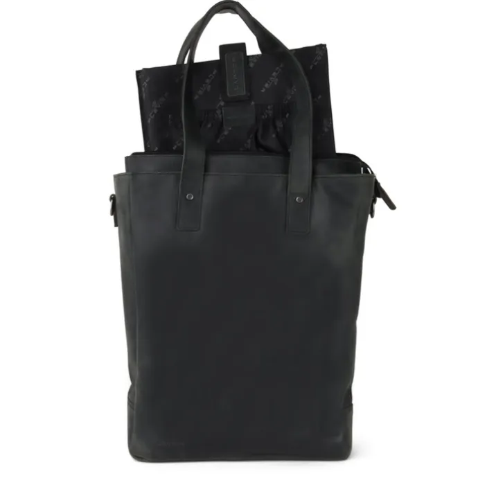 Plevier Retro Jackson Shopper 15.6" zwart