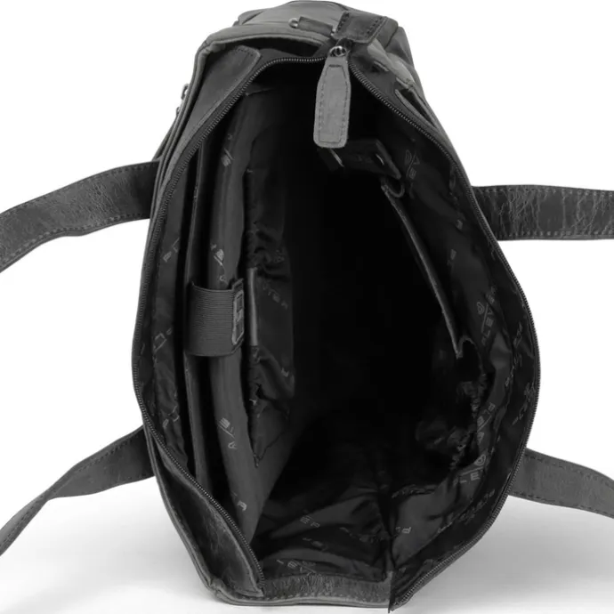 Plevier Retro Jackson Shopper 15.6" zwart