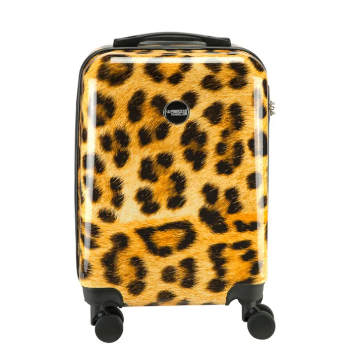 Princess Traveller Animal Print Cabin Trolley leopard II