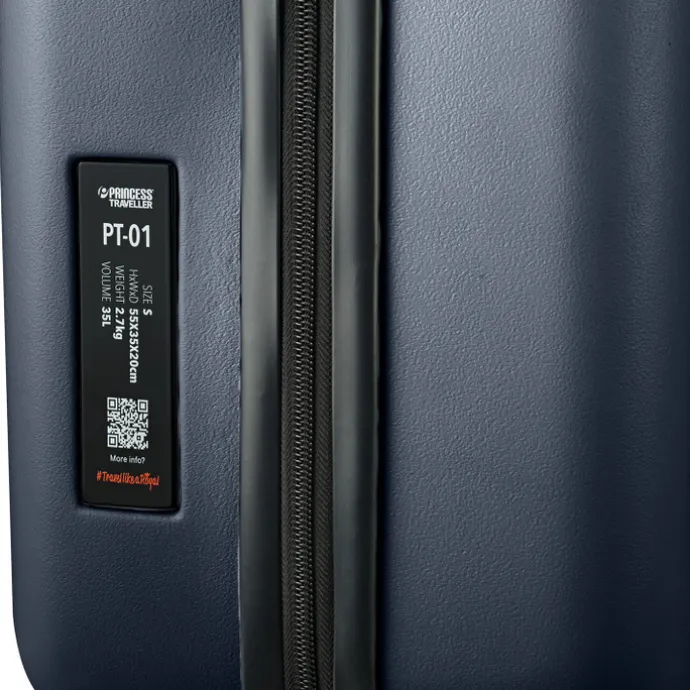 Princess Traveller PT-01 Cabin Trolley platinum navy