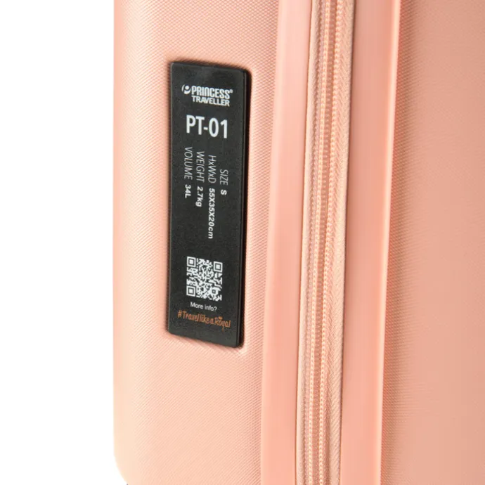 Princess Traveller PT-01 Deluxe Cabin Trolley peony pink