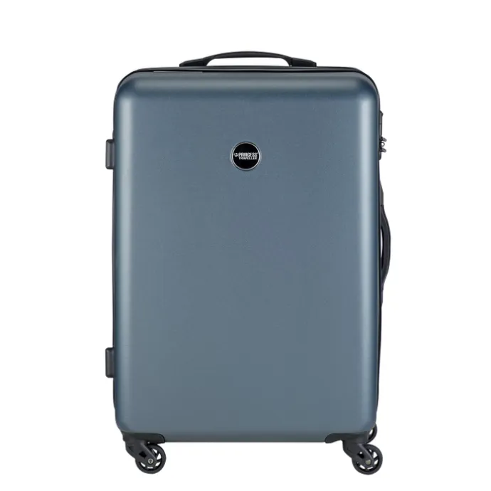 Princess Traveller PT-01 with Scale Medium Trolley platinum navy