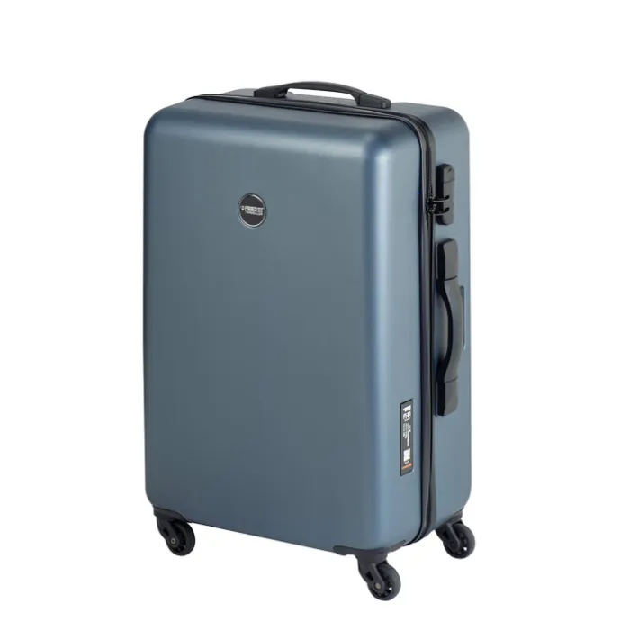 Princess Traveller PT-01 with Scale Medium Trolley platinum navy