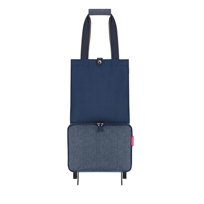 Reisenthel Shopping Foldable Trolley herringbone dark blue