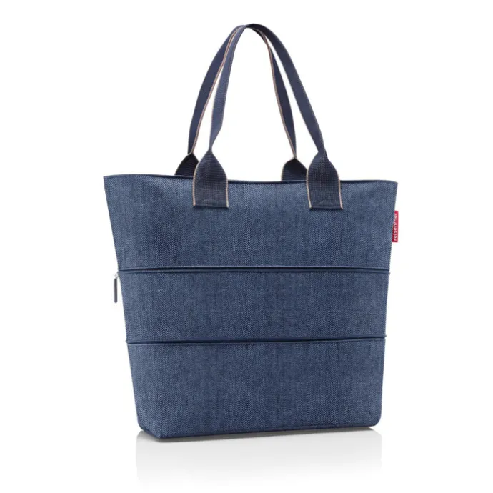Reisenthel Shopping Shopper e1 herringbone dark blue