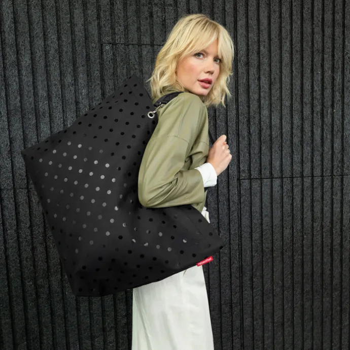 Reisenthel Shopping Shopper XL glossy dots black