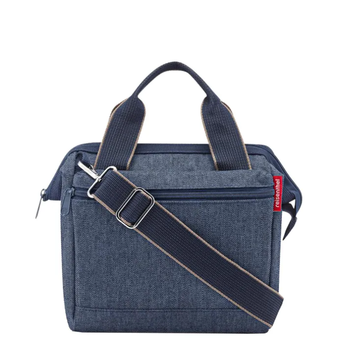 Reisenthel Travelling Allrounder Cross herringbone dark blue