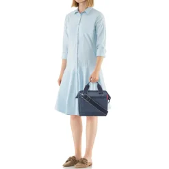 Reisenthel Travelling Allrounder Cross herringbone dark blue