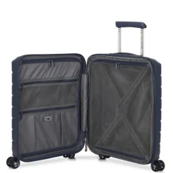 Roncato B-Flying Cabin Trolley 55 with Front Pocket blu notte