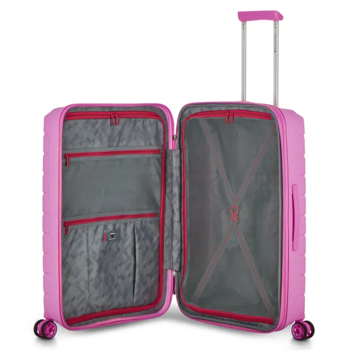 Roncato B-Flying Expandable Trolley 68 spot pink