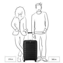 Roncato B-Flying Expandable Trolley 68 spot sky blue