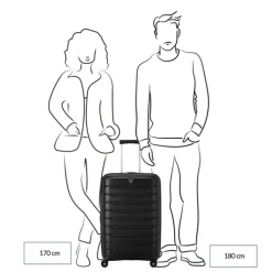 Roncato B-Flying Expandable Trolley 68 brilliant green