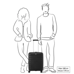 Roncato B-Flying Expandable Trolley 55 spot cyber lime