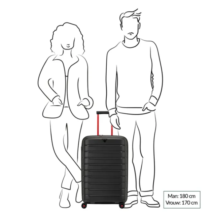 Roncato B-Flying Move Expandable Trolley 68 blu laguna