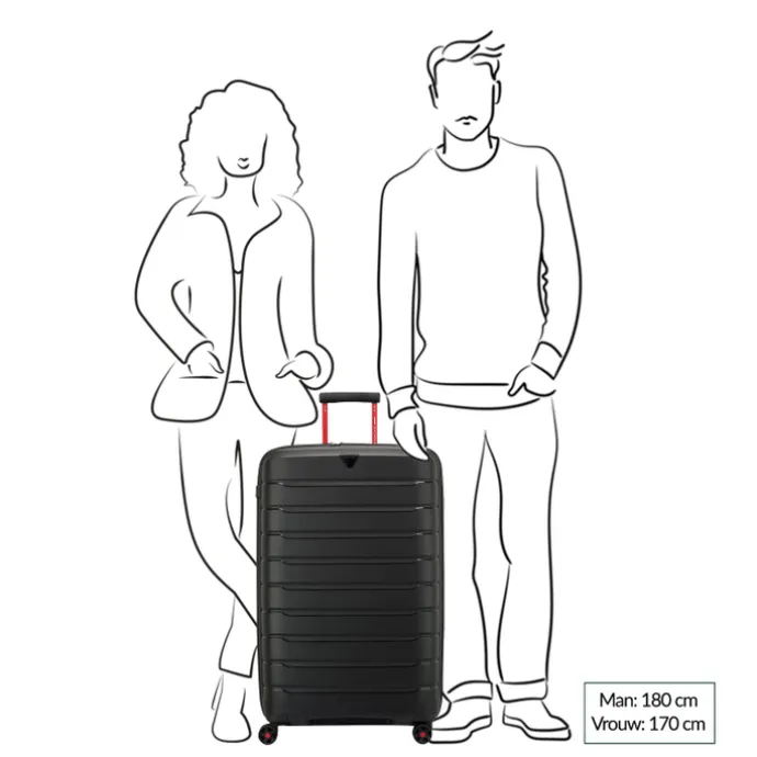 Roncato B-Flying Move Expandable Trolley 78 blu laguna