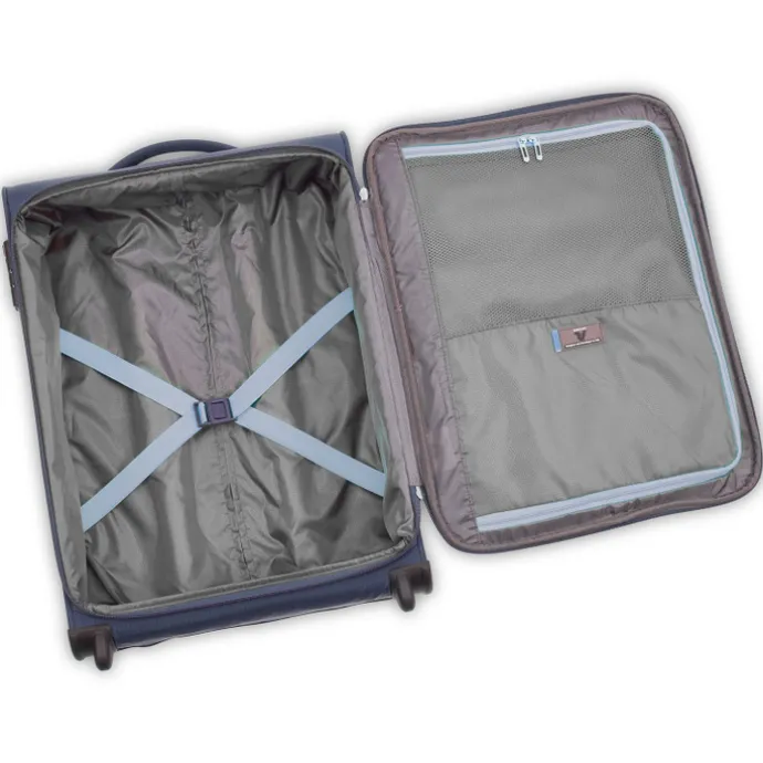 Roncato Lite Soft 2 Wheel Cabin Trolley blu navy