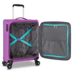 Roncato Lite Soft 4 Wheel Cabin Trolley orchid
