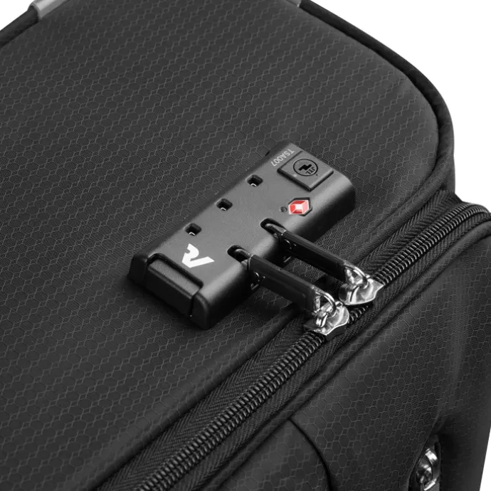 Roncato Lite Soft 2 Wheel Cabin Trolley nero fumo