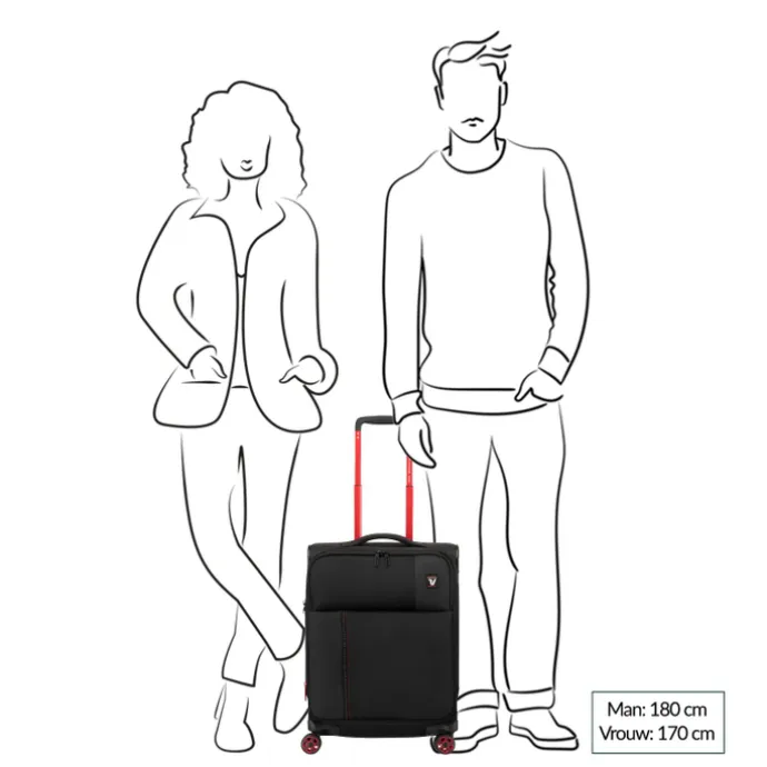 Roncato Move Cabin Trolley 55 verde mimetico