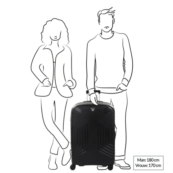 Roncato Ypsilon 4.0 Expandable Trolley 78 nero