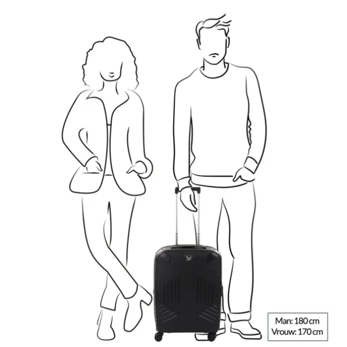 Roncato Ypsilon 4.0 Expandable Trolley with USB 55 verde bottiglia