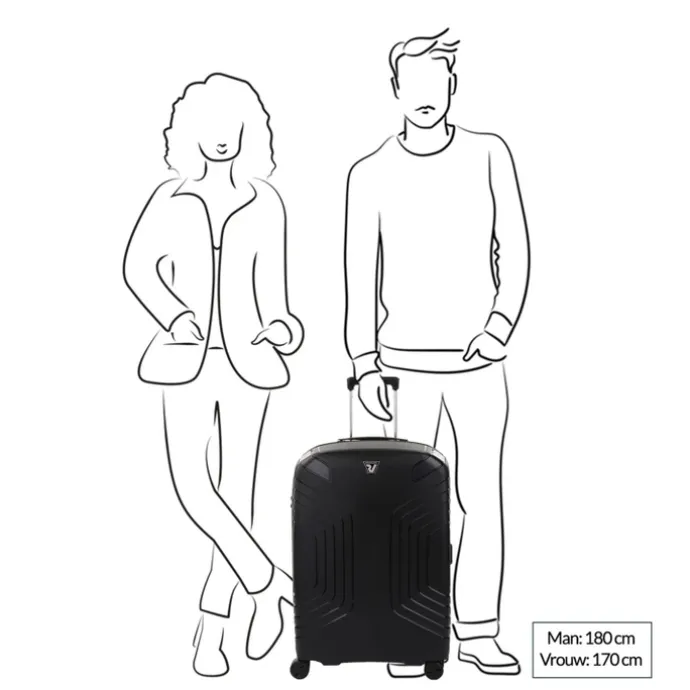 Roncato Ypsilon 4.0 Expandable Trolley 69 verde bottiglia
