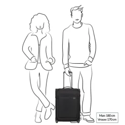 Samsonite Airea Upright 55 Exp Toppocket black