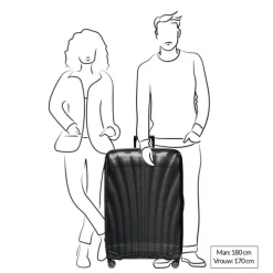 Samsonite C-Lite Spinner 86 chili red