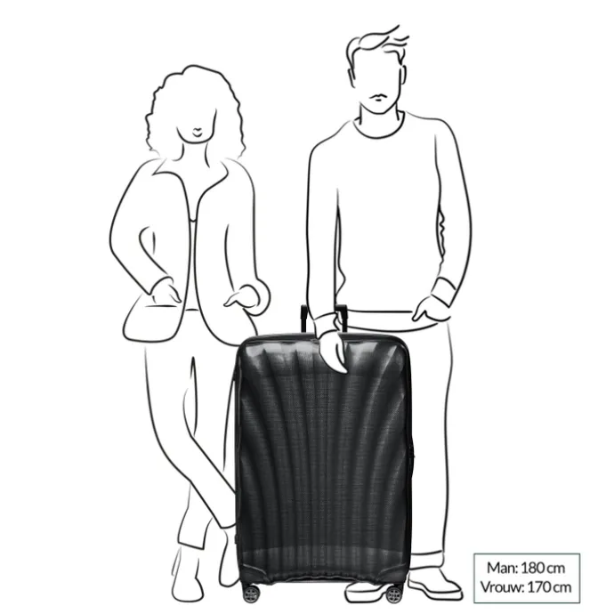 Samsonite C-Lite Spinner 86 metallic green