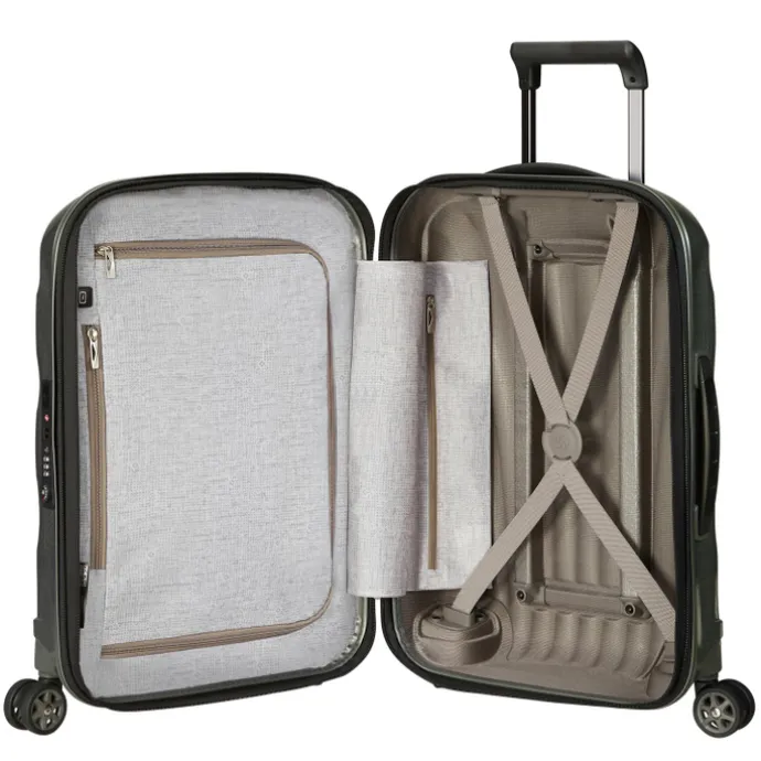 Samsonite C-Lite Spinner 55 Exp metallic green