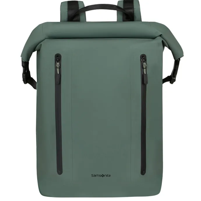 Samsonite Coatify Biz IPX4 Rolltop Backpack 15.6" green
