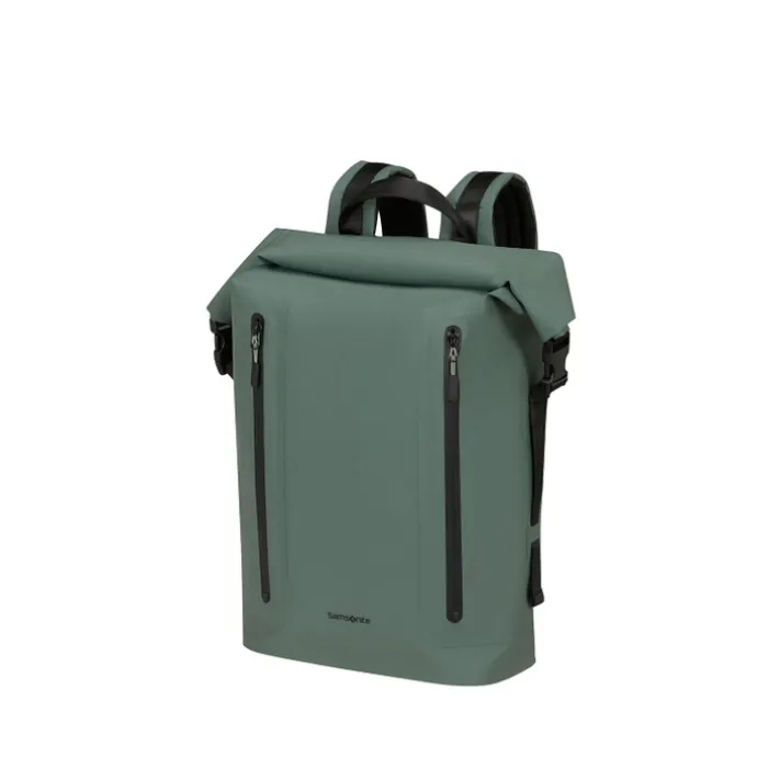 Samsonite Coatify Biz IPX4 Rolltop Backpack 15.6" green