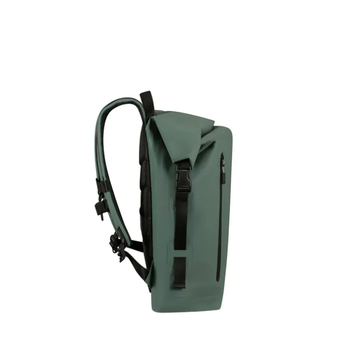 Samsonite Coatify Biz IPX4 Rolltop Backpack 15.6" green