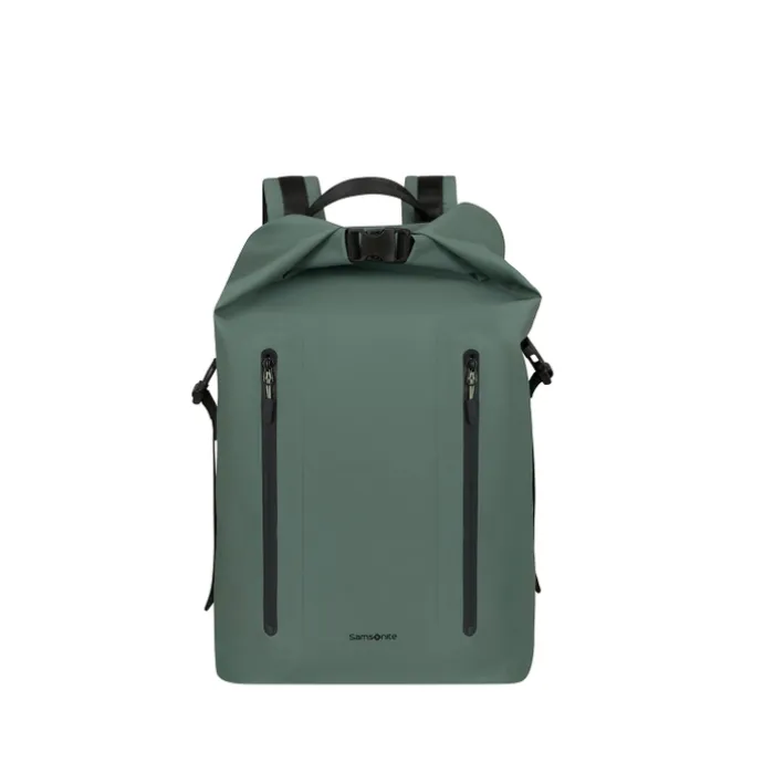 Samsonite Coatify Biz IPX4 Rolltop Backpack 15.6" green