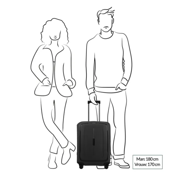 Samsonite Essens Spinner 55 midnight blue
