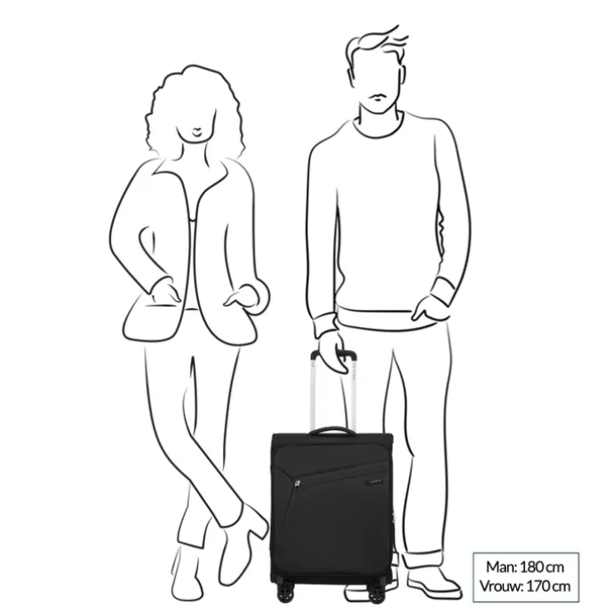Samsonite Litebeam Spinner 55 black