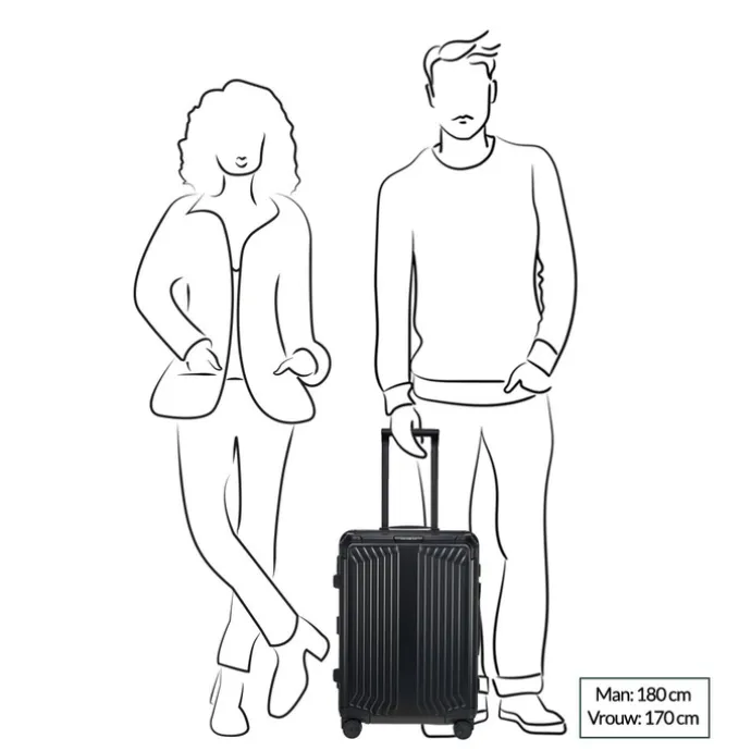 Samsonite Lite-Box Alu Spinner 55 aluminium
