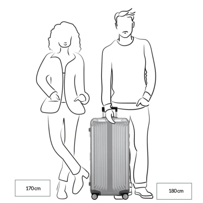 Samsonite Lite-Box Alu Trunk 80 aluminium