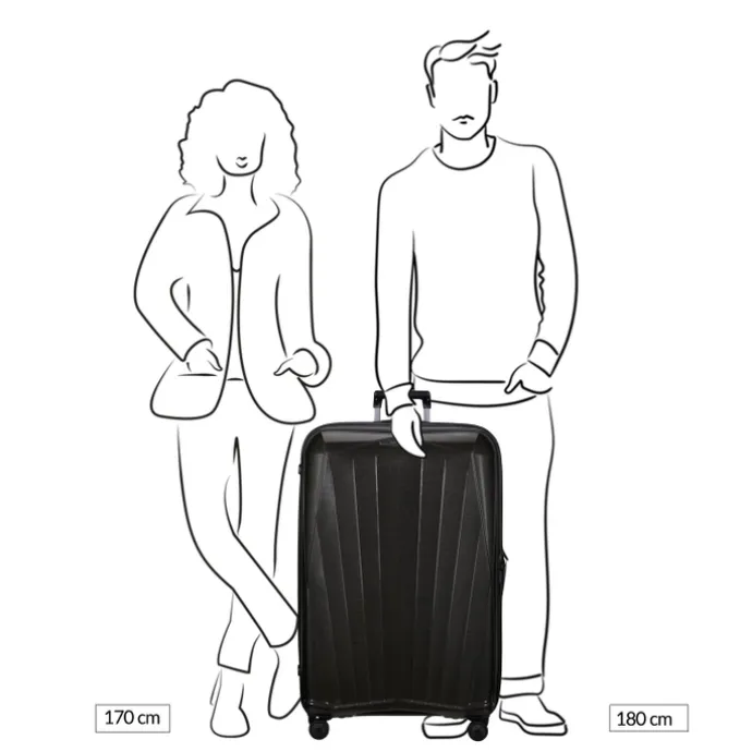 Samsonite Major-Lite Spinner 84 black