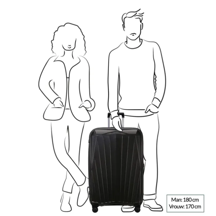 Samsonite Major-Lite Spinner 77 midnight blue
