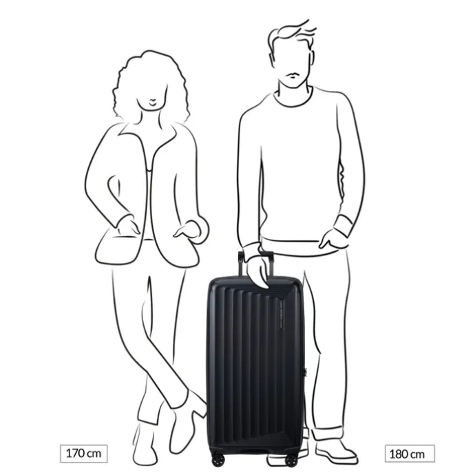 Samsonite Nuon Trunk 80/30 matt silver