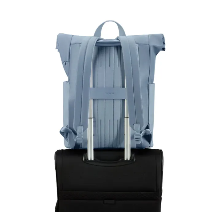 Samsonite 4Pack Laptop Rolltop Backpack 15.6" dusty blue