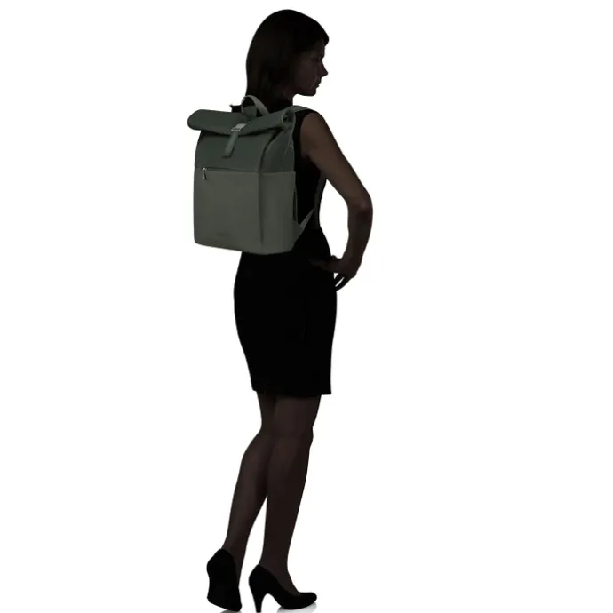 Samsonite 4Pack Laptop Rolltop Backpack 15.6" forest green