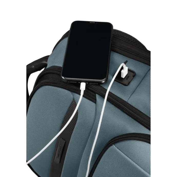 Samsonite Pro-DLX 6 Backpack 15.6" 3Vol Expandable dusty blue
