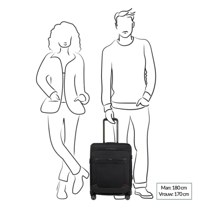 Samsonite Pro-DLX 6 Spinner 55 EXP black