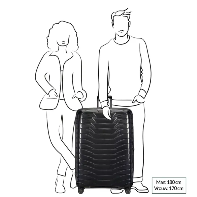 Samsonite Proxis Spinner 86 petrol blue