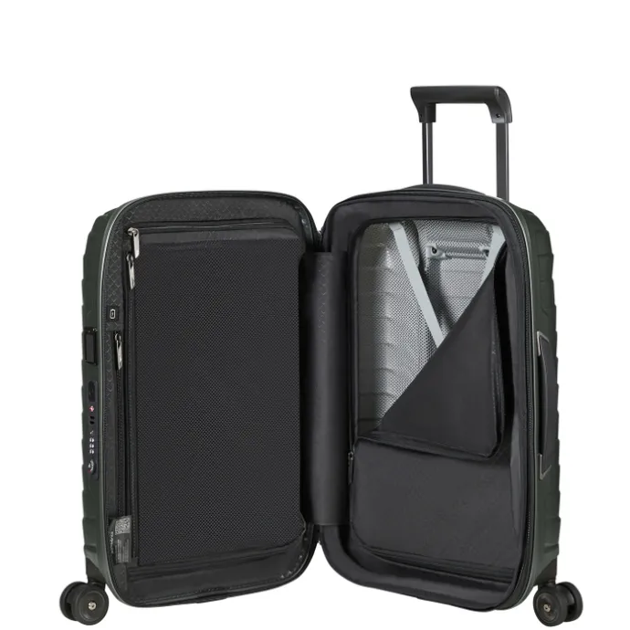 Samsonite Proxis Spinner 55/35 Expandable matt climbing ivy
