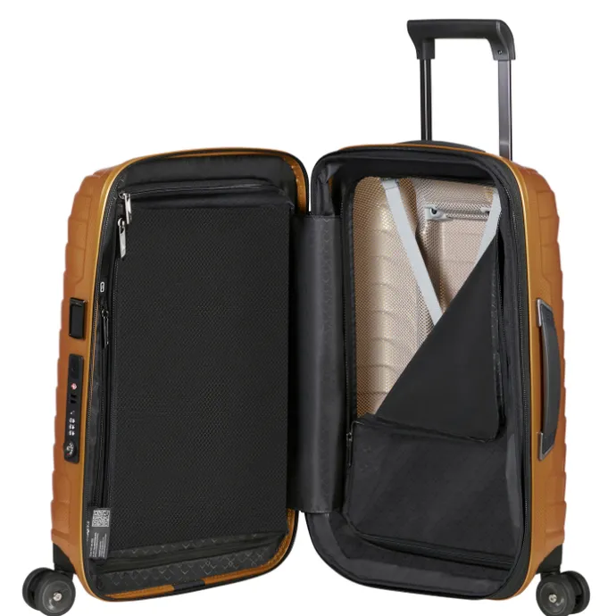 Samsonite Proxis Spinner 55/35 Expandable honey gold