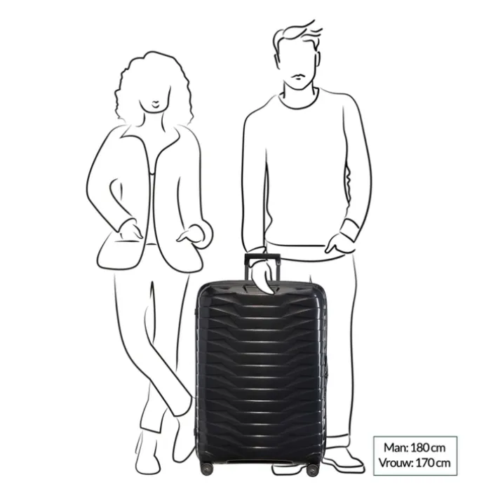Samsonite Proxis Spinner 81 silver
